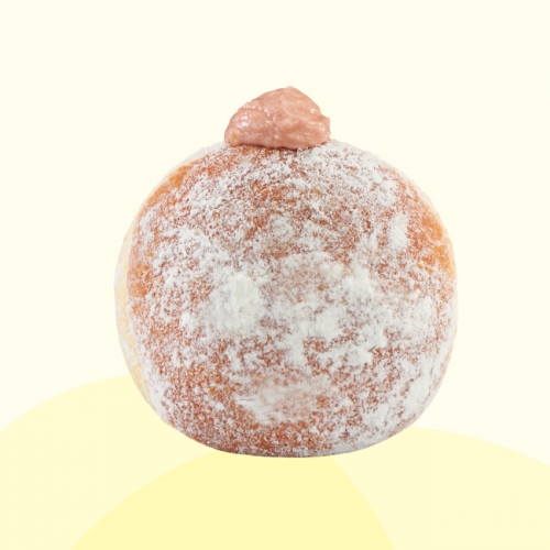 草莓爆餡生甜甜圈